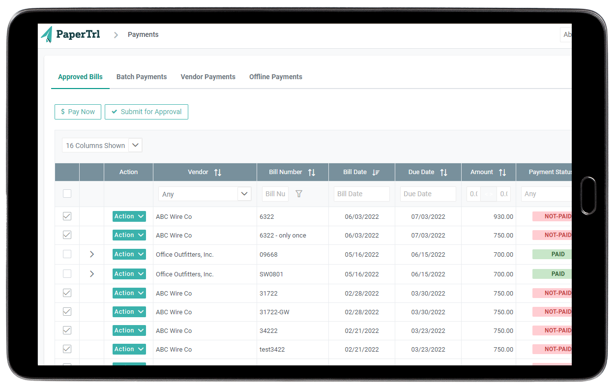 payments